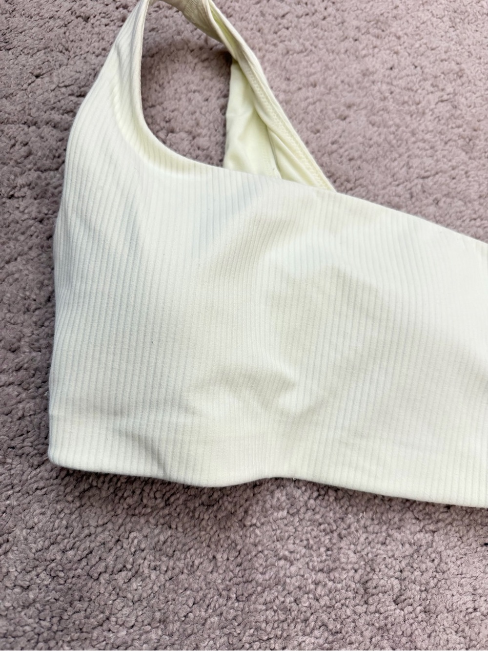 lululemon Ribbed Nulu Asymmetrical Yoga Bra - Picture 4 of 6